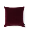 Shop Velvet Cushion Cover Burgundy 50 x 50cm Cushion Covers & Pads