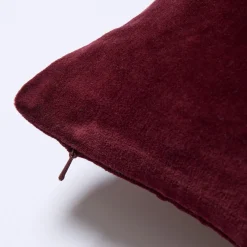 Cheap Velvet Cushion Cover Burgundy 59 x 59cm Cushion Covers & Pads | Cushions