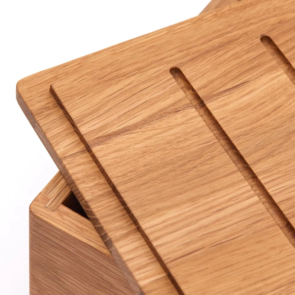 Online Vidar Desk Box Oak Utility | Desk Accessories