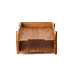 Hot Vidar Stacked Desk Tray Oak Utility | Desk Accessories