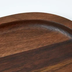 Hot Walnut Square Tray 37 x 31cm Trays | Get It In Time For Christmas