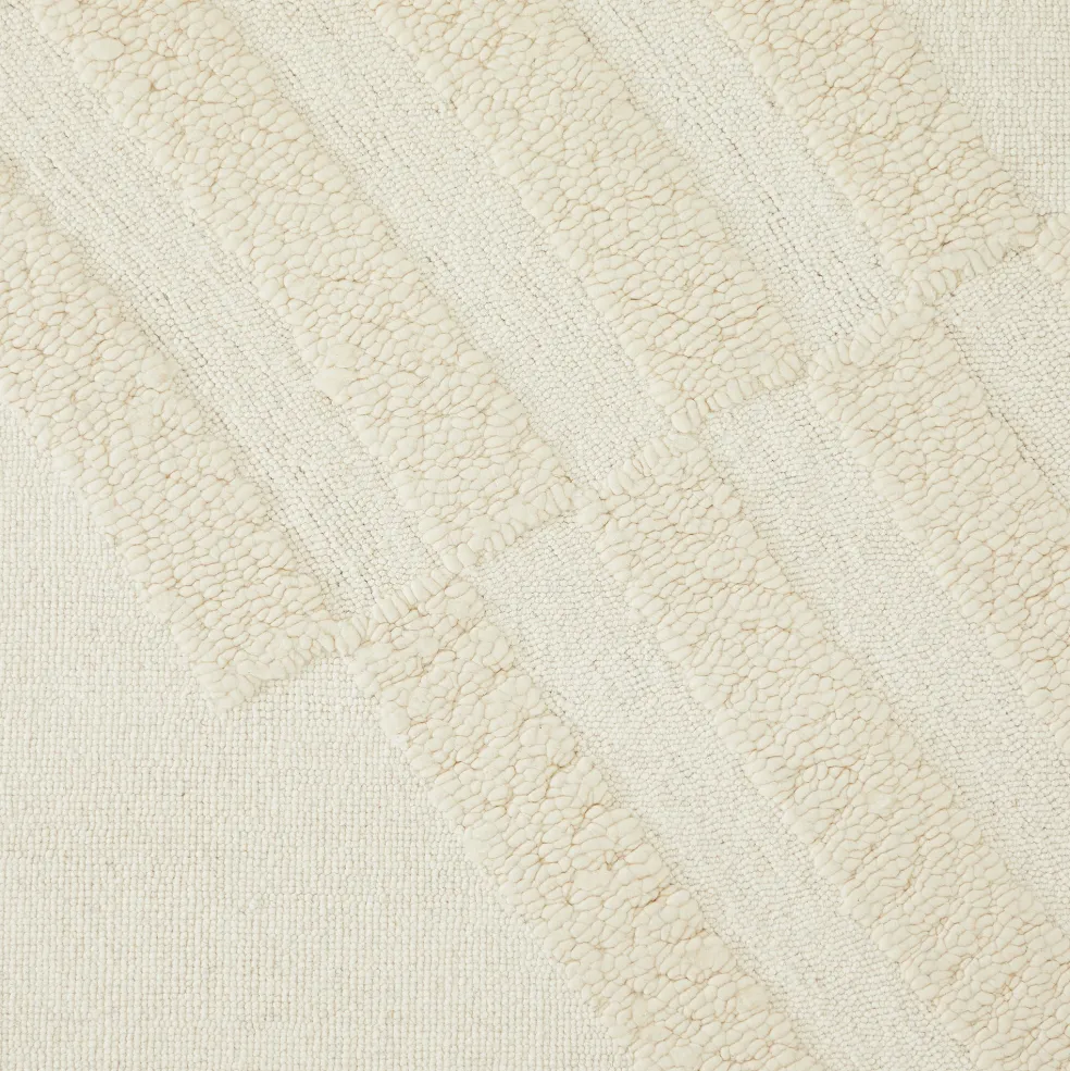 Outlet Wavy Lines Rug Neutral 200 x 300cm Rugs