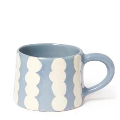 Fashion Wax Resist Mug Blue Speckle Mugs, Cups & Jugs | Gifts Under £50