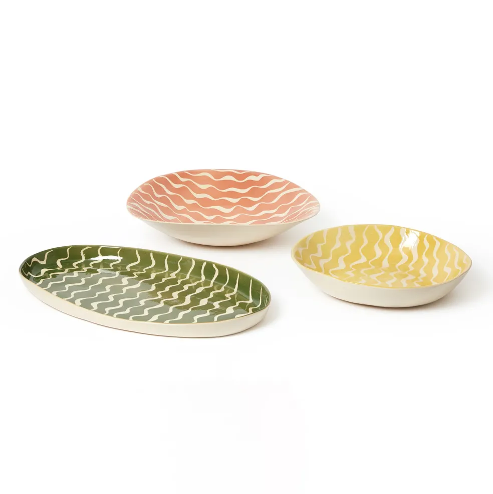 Online Wiggle Serving Bowl Primrose 35cm Serving Bowls & Utensils