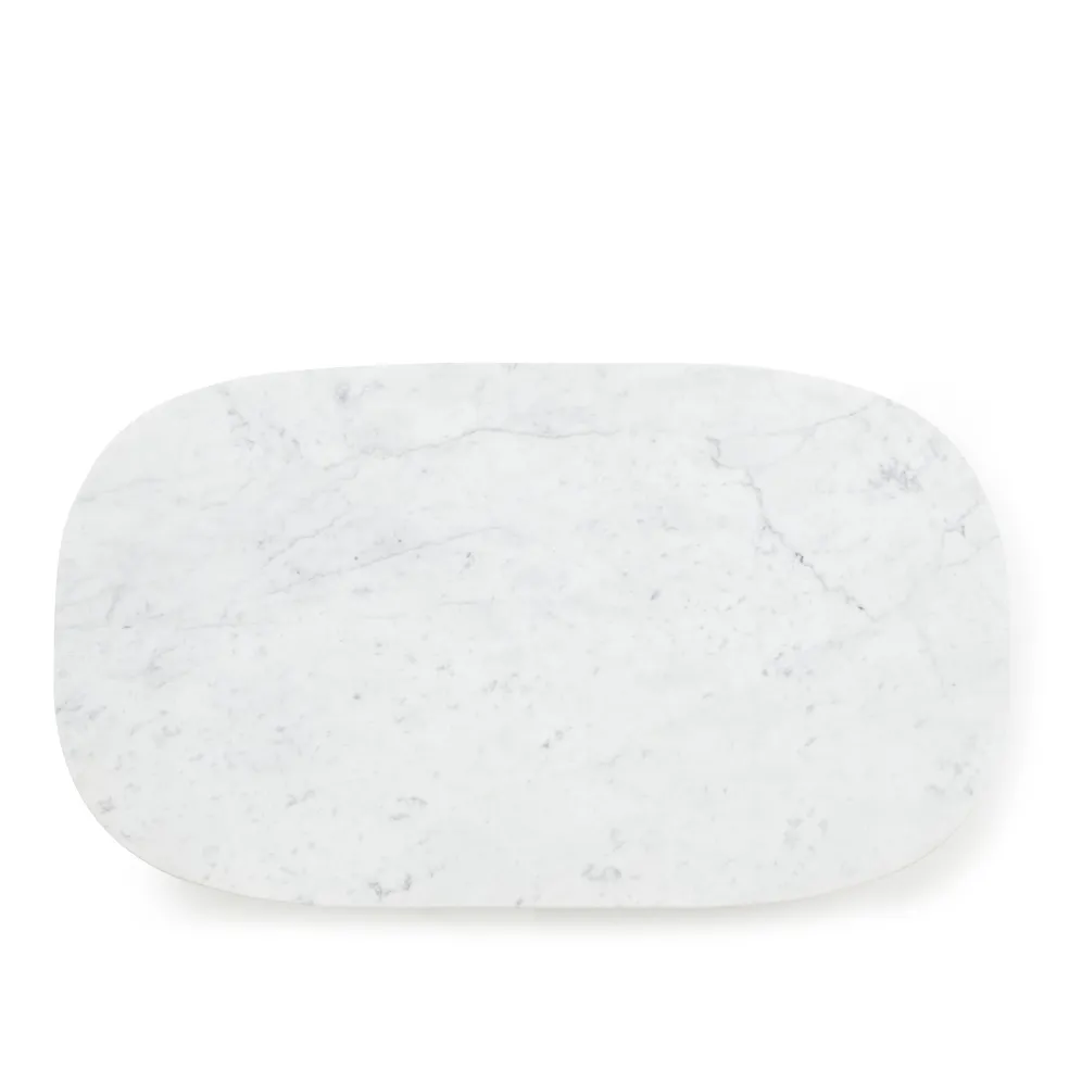 Online Workshop Coffee Table Carrara Marble Black Legs In Stock | Coffee & Side Tables