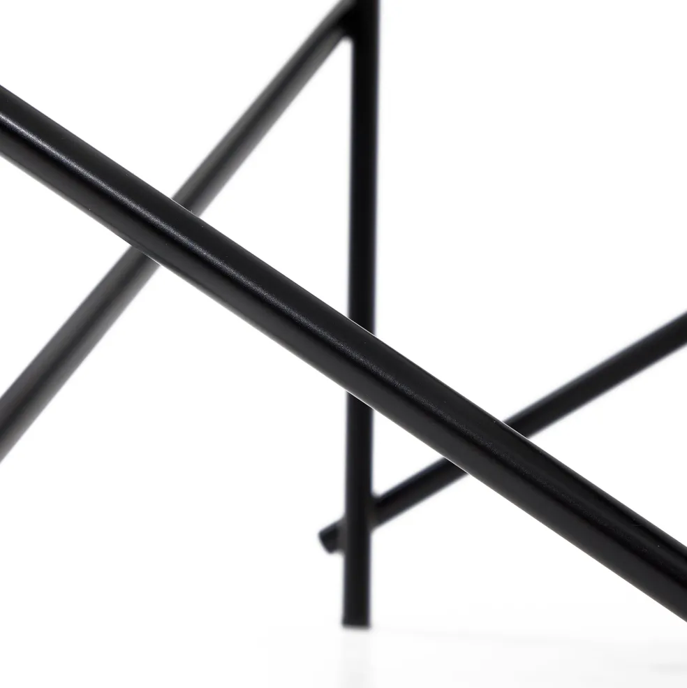 Online Workshop Coffee Table Carrara Marble Black Legs In Stock | Coffee & Side Tables