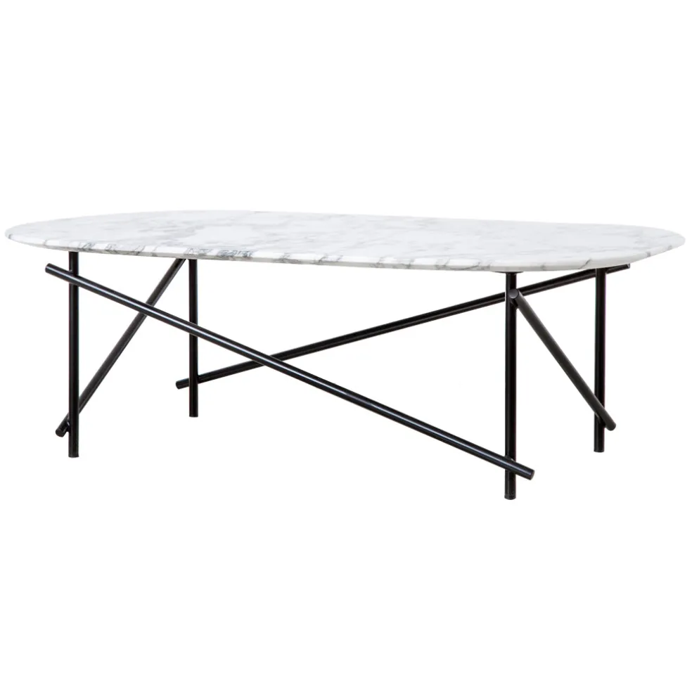 Cheap Workshop Coffee Table Marble & Black Coffee & Side Tables