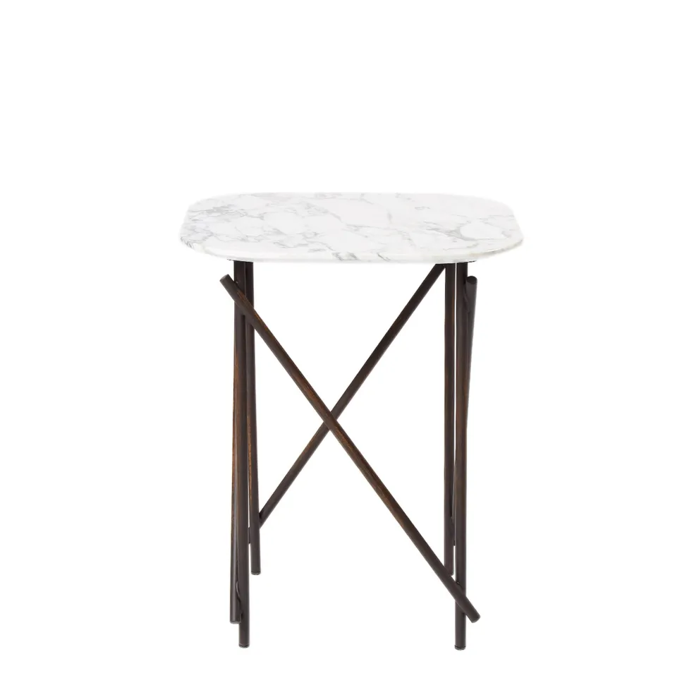 Cheap Workshop Lamp Table Marble & Bronze Coffee & Side Tables