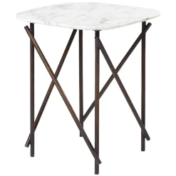Cheap Workshop Lamp Table Marble & Bronze Coffee & Side Tables