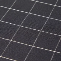 Store Woven Check Rectangular Placemat Black 40 x 30cm Placemats & Coasters | Table Settings